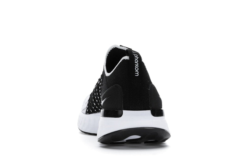 Nike React Phantom Run Flyknit 2 Black White (Women's)