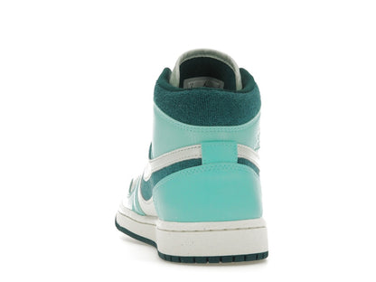 Jordan 1 Mid Chenille Bleached Turquoise (Women's)