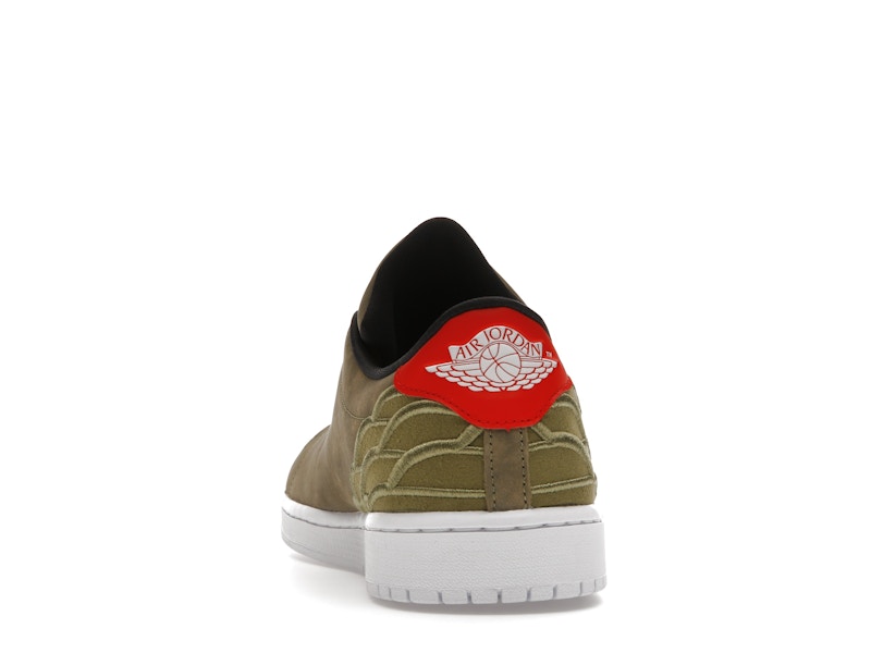 Jordan 1 Centre Court Oil Green