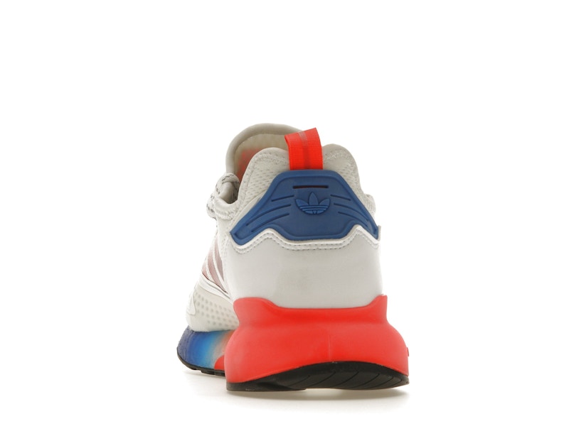 adidas ZX 2K Boost White Solar Red Blue
