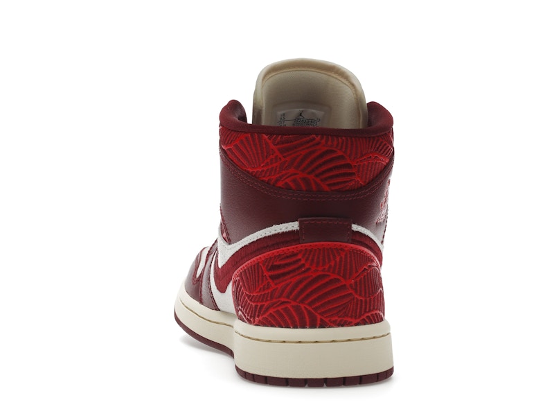 Jordan 1 Mid SE Tiki Leaf Team Red (Women's)