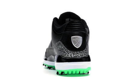 Jordan 3 Retro Golf Black Green Glow