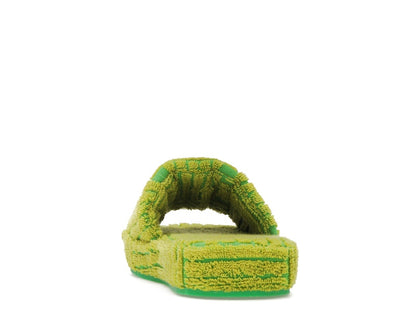 Bottega Veneta Resort Geometric Sandal Parakeet Kiwi