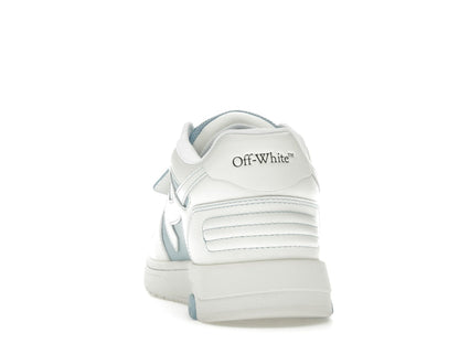 OFF-WHITE Out Of Office OOO Low Tops Light Blue White