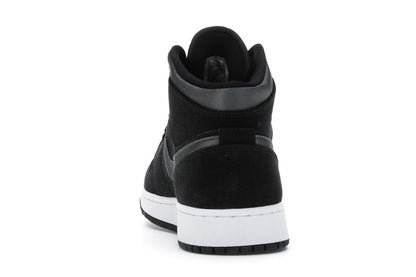 Jordan 1 Mid White Black Grey (GS)