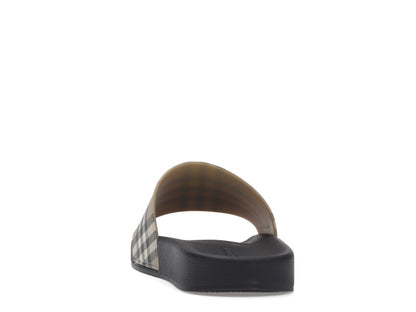 Burberry Vintage Check Slides Archive Beige
