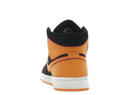 Jordan 1 Mid Fat Tongue Black Orange
