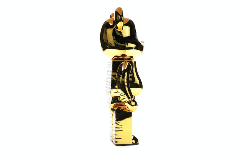 Bearbrick x Tyga x Hajime Sorayama 100% & 400% Set Gold