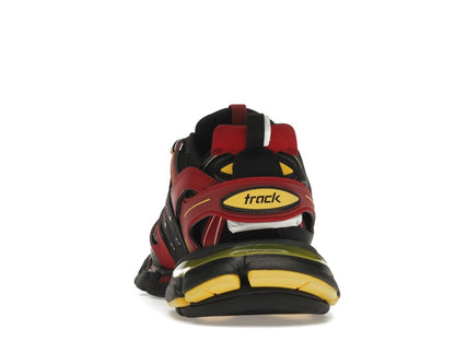 Balenciaga Track Trainers Burgundy Black