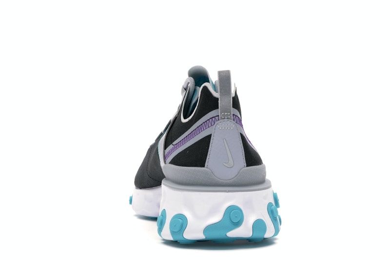 Nike React Element 55 Black Pure Platinum Teal Nebula