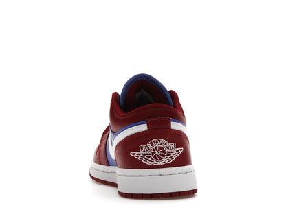 Jordan 1 Low Pomegranate Medium Blue (Women's)