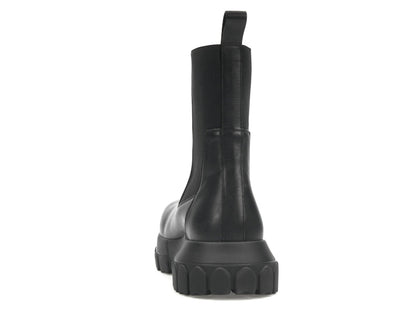 Rick Owens Lido Beatle Bozo Tractor Boots Black
