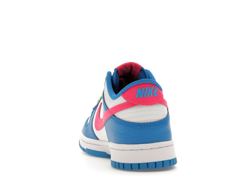 Nike Dunk Low Photo Blue White Light Lemon Twist Hyper Pink (GS)