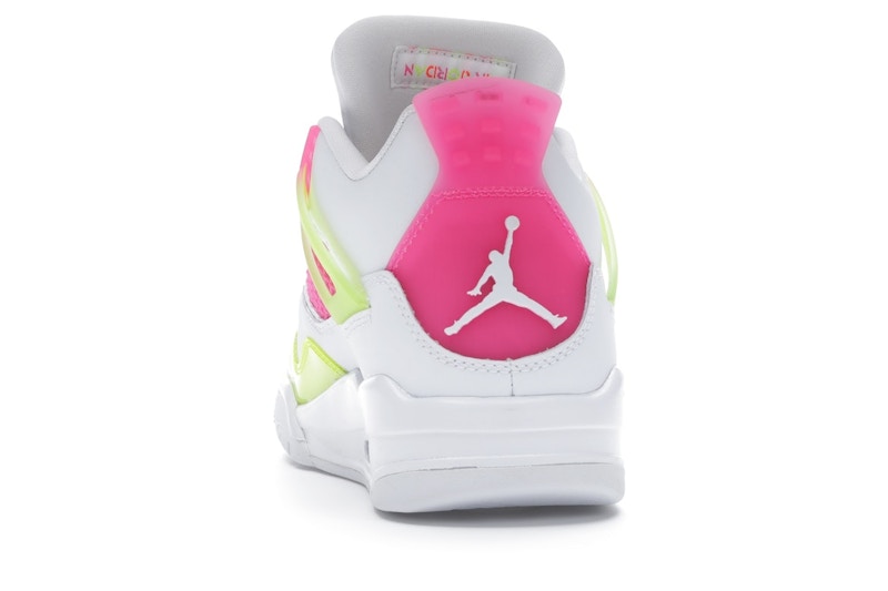 Jordan 4 Retro White Lemon Pink (GS)