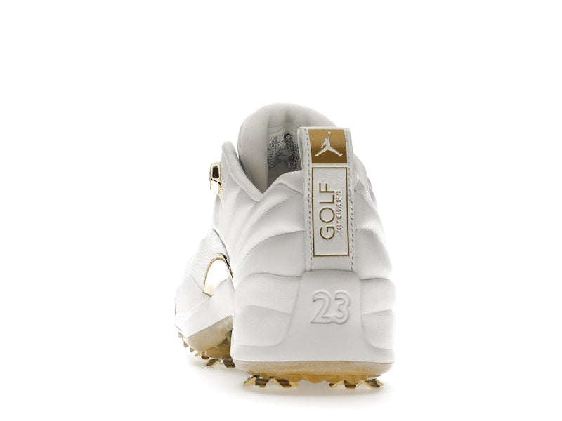 Jordan 12 Golf Metallic Gold