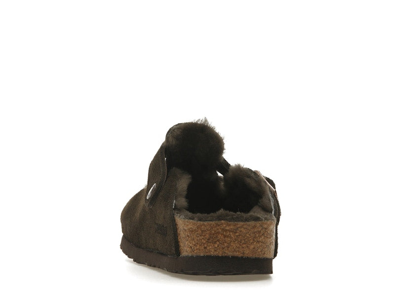 Birkenstock Boston Shearling Suede Mocha