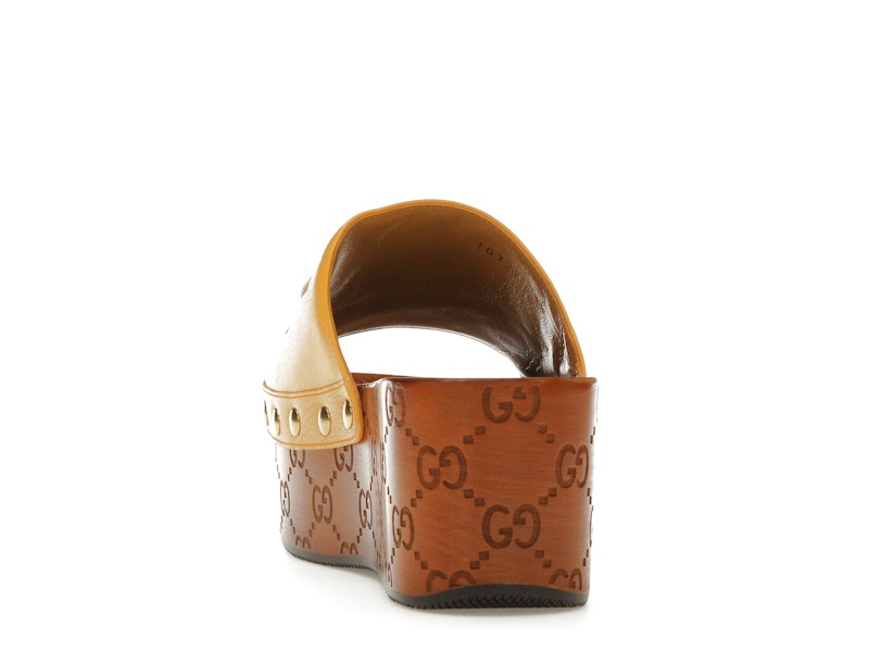 Gucci x Adidas GG Clog Yellow (Women's)