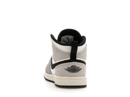 Jordan 1 Mid SE Craft White Cement Grey Black (PS)