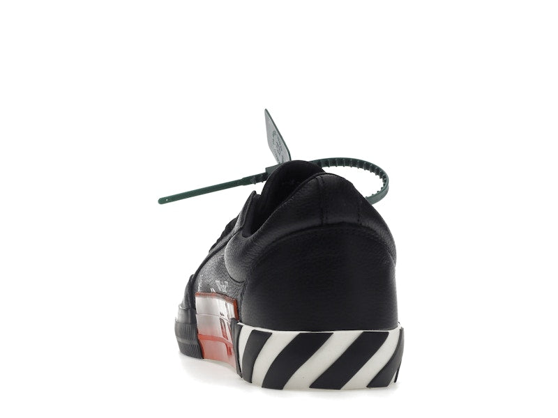 OFF-WHITE Vulc Low Leather Black White SS22