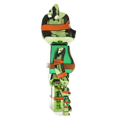 Bearbrick x Teenage Mutant Ninja Turtles Michelangelo 100% & 400% Set