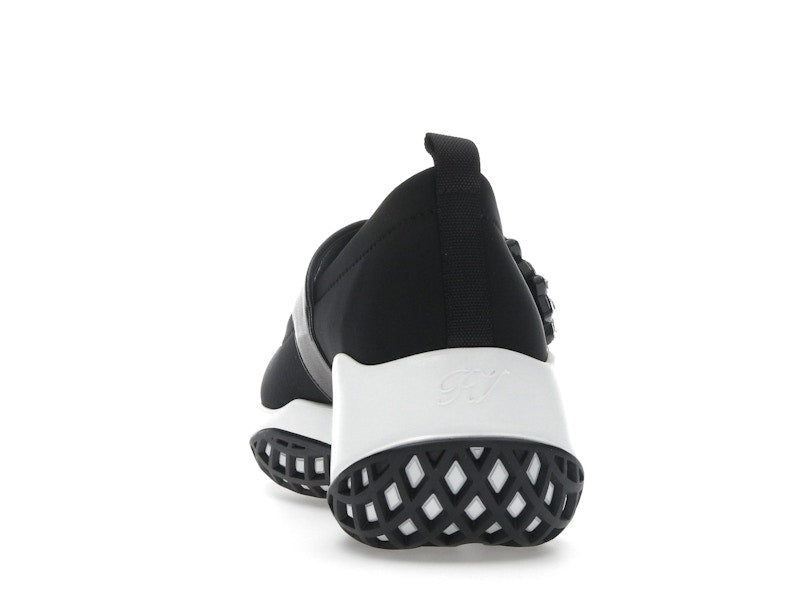 Roger Vivier Viv' Run Babies Black White Crystal Buckle (Women's)