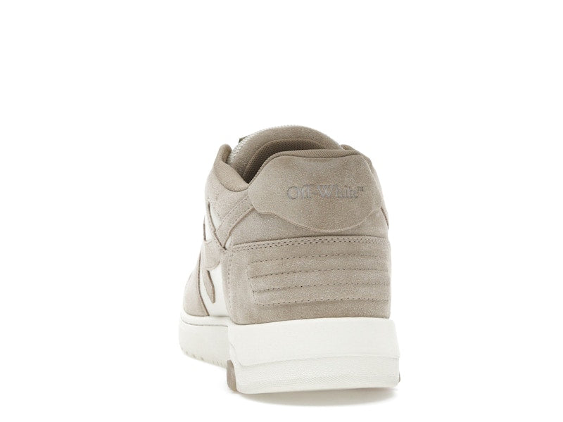 OFF-WHITE Out Of Office OOO Low Tops Beige Natural Suede