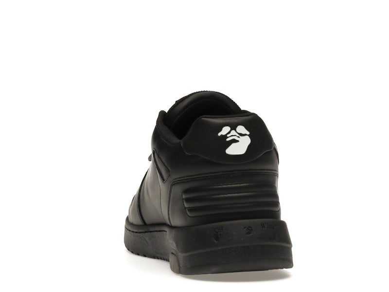 OFF-WHITE OOO Low Tops "For Walking" Black White