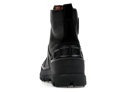 Polo Ralph Lauren Oslo High Oiled Leather Boot Black