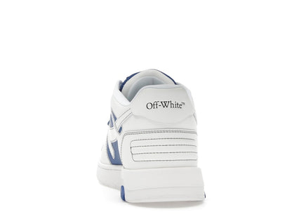 OFF-WHITE Out Of Office OOO Low Tops White Dark Blue