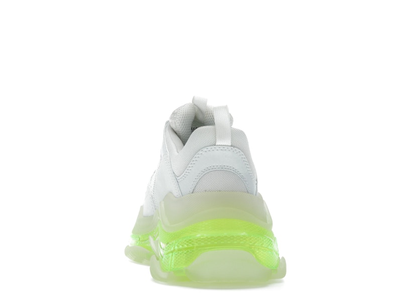 Balenciaga Triple S Clear Sole White Fluo Yellow (Women's)