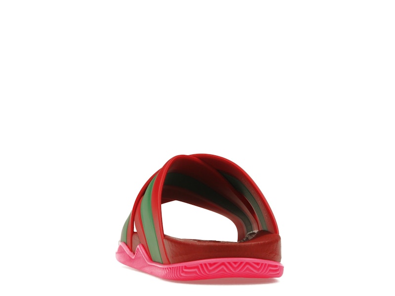 Gucci Web Slide Pink Rubber (Women's)