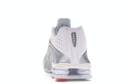 Nike Shox R4 White Metallic Silver