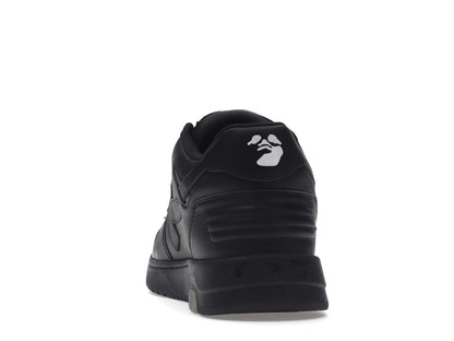 OFF-WHITE Out Of Office OOO "For Walking" Low Tops Black White