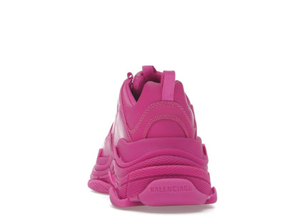 Balenciaga Triple S Faux Leather Dark Pink (Women's)
