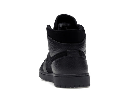 Jordan 1 Mid Black Dark Smoke Grey