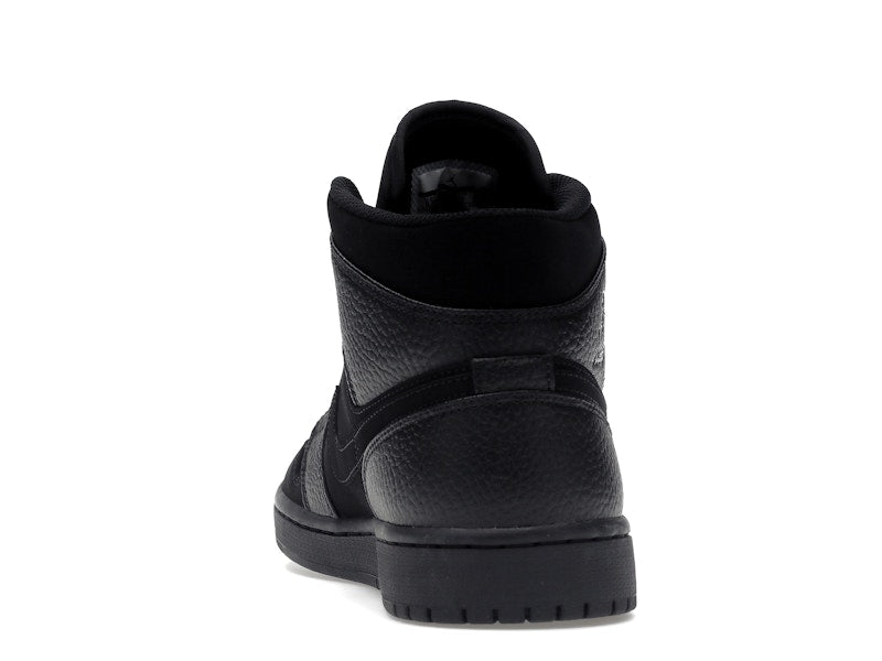 Jordan 1 Mid Black Dark Smoke Grey