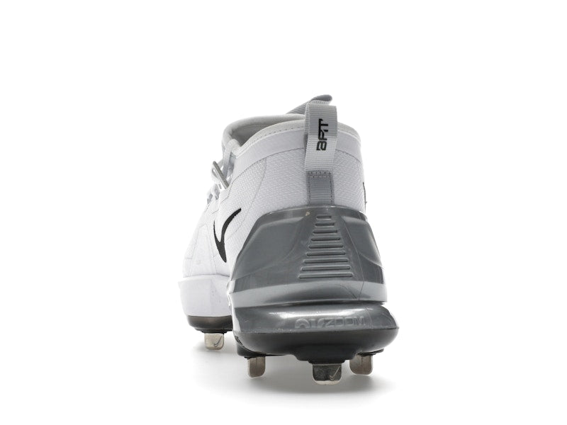 Nike Force Zoom Trout 9 Elite White Black Pure Platinum Metallic Silver