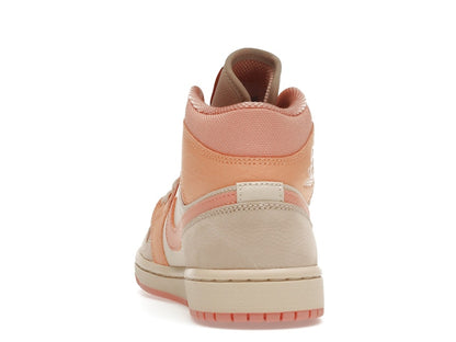 Jordan 1 Mid Apricot Orange (Women's)