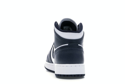 Jordan 1 Mid White Metallic Gold Obsidian (GS)