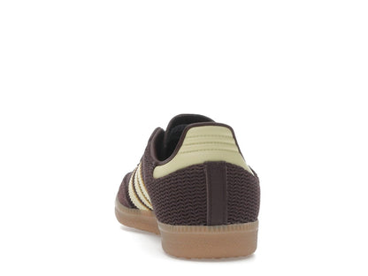 adidas Samba OG Shadow Brown Powder Yellow (Women's)