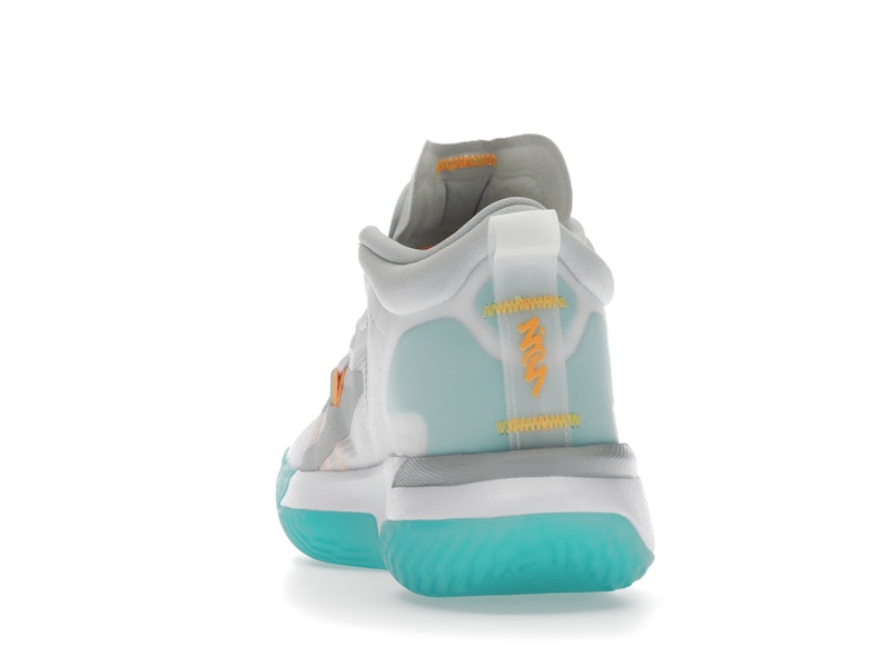 Jordan Zion 1 White Dynamic Turquoise