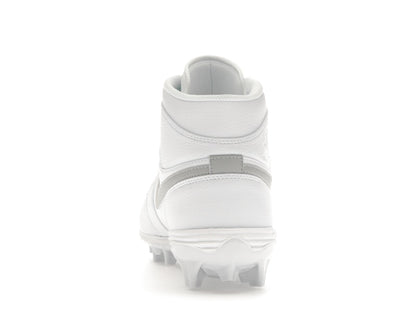 Jordan 1 Mid TD Cleat White Grey Fog