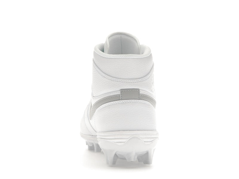 Jordan 1 Mid TD Cleat White Grey Fog