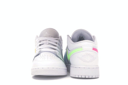 Jordan 1 Low White Neon (GS)