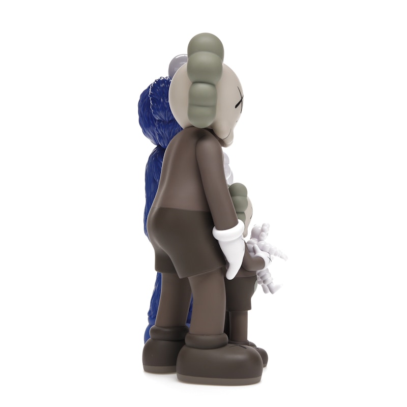 KAWS Family Vinyl Figures Brown/Blue/White