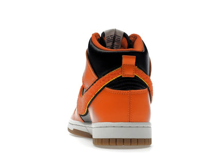 Nike Dunk High Retro Chenille Swoosh Safety Orange