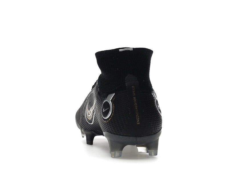 Nike Mercurial Superfly 8 FG Black Metallic Silver Gold