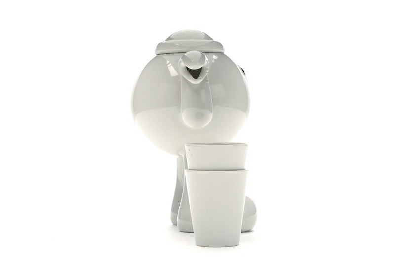 James Jarvis Glazed Porcelain Teapot White