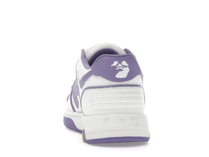 OFF-WHITE Out Of Office OOO Low Tops Outlined White Lilac Purple (Women's)