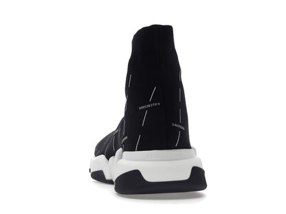 Balenciaga Speed 2.0 Black White Logo